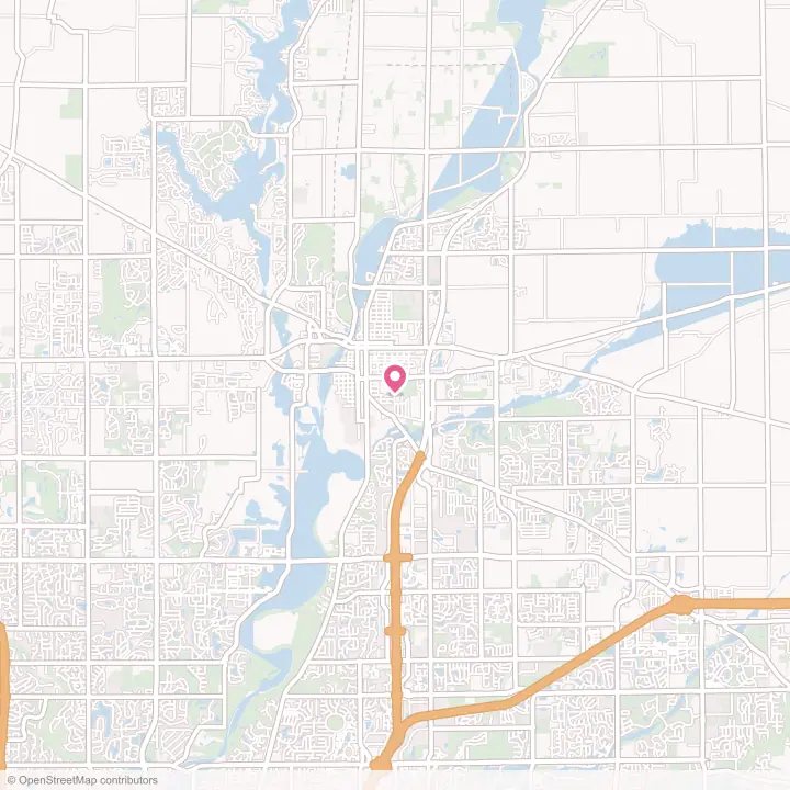 Map of the flower delivery area in Noblesville, Indiana