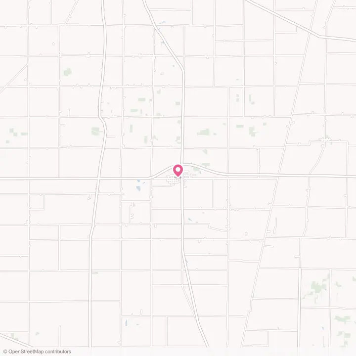 Map of the flower delivery area in Lynn, Indiana