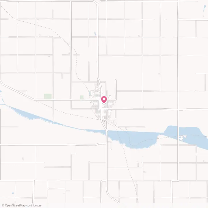 Map of the flower delivery area in Falls City, Nebraska