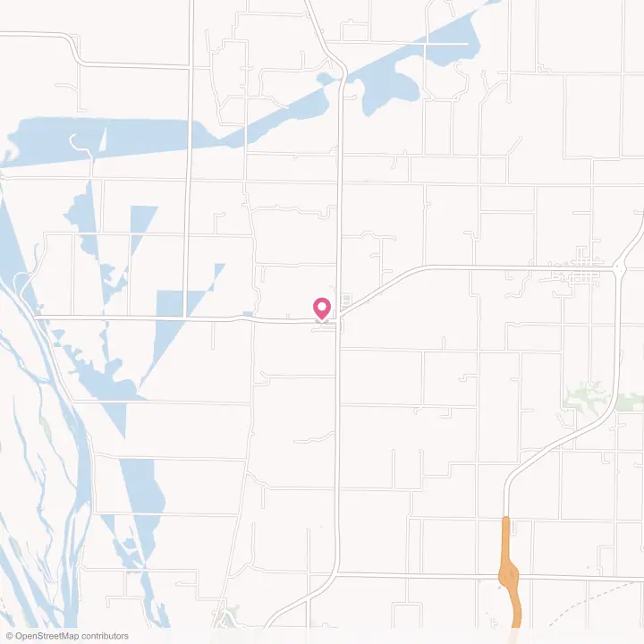 Map of the flower delivery area in Ursa, Illinois