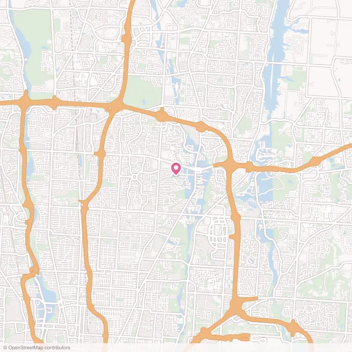 Map of the flower delivery area in Minerva Park, Ohio