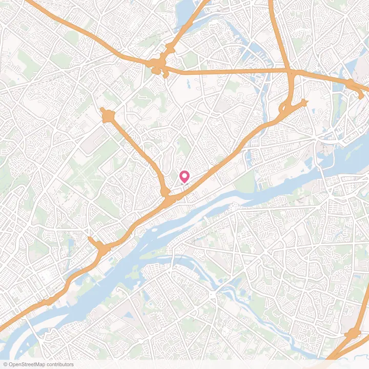 Map of the flower delivery area in Cornwells Heights, Pennsylvania