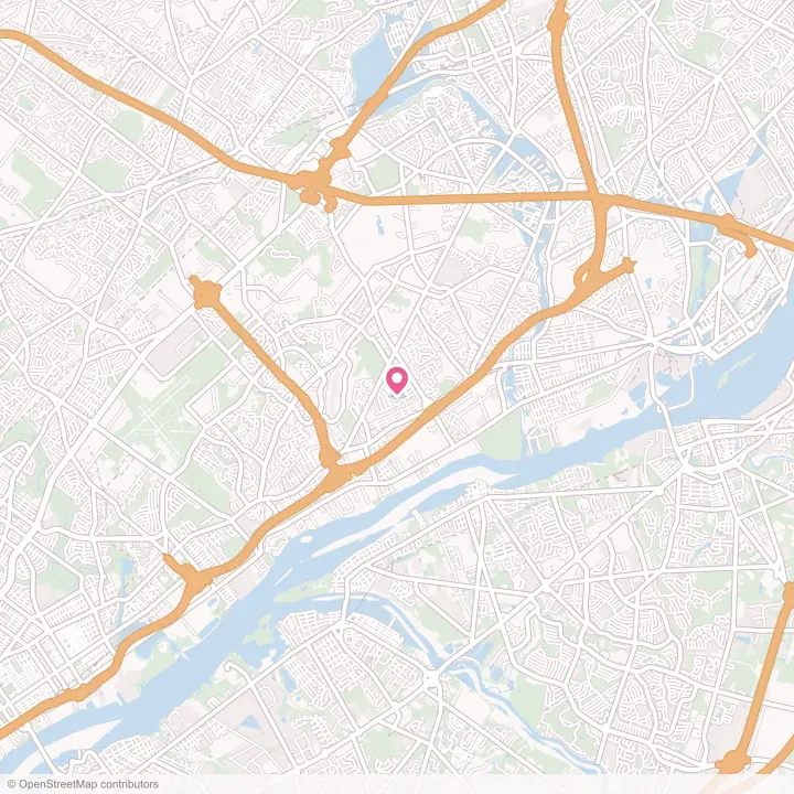 Map of the flower delivery area in Eddington, Pennsylvania