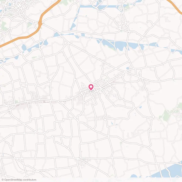 Map of the flower delivery area in New Holland, Pennsylvania