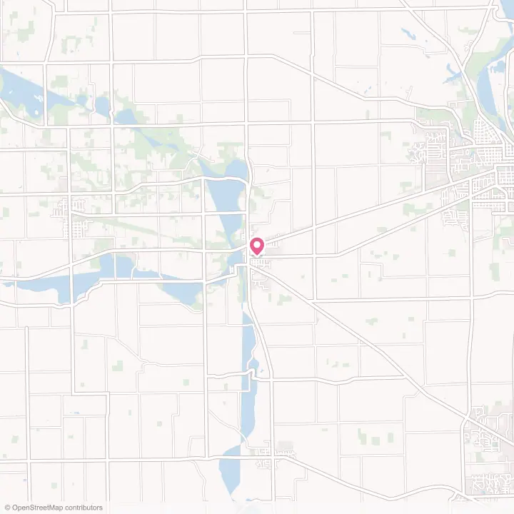 Map of the flower delivery area in Covington, Ohio