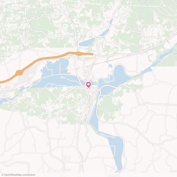 Map of the flower delivery area in Dresden, Ohio