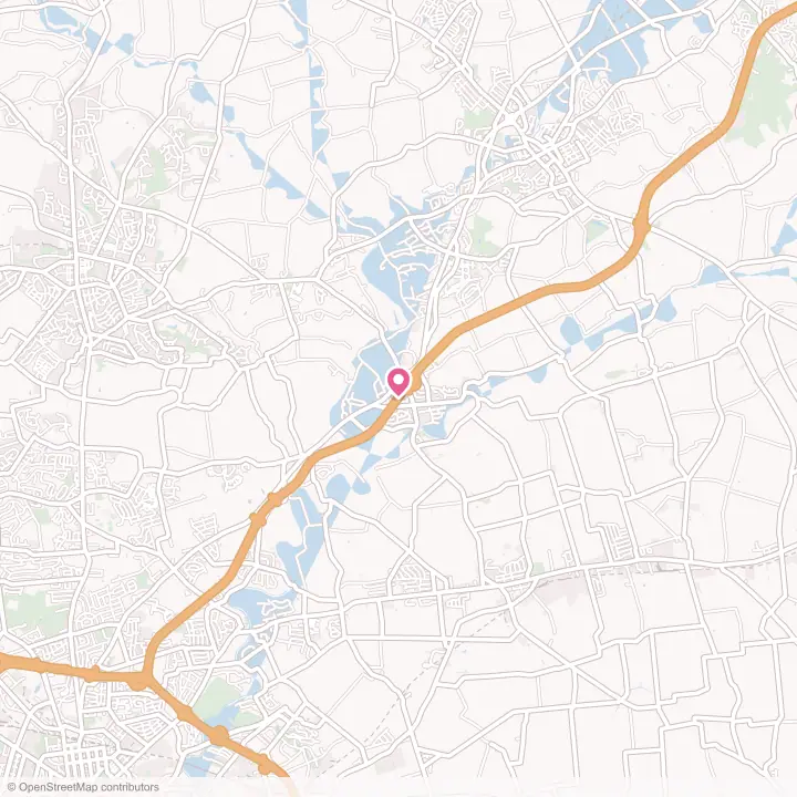 Map of the flower delivery area in Brownstown, Pennsylvania
