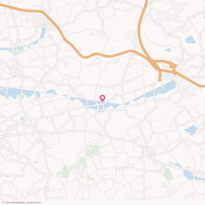 Map of the flower delivery area in Churchtown, Pennsylvania
