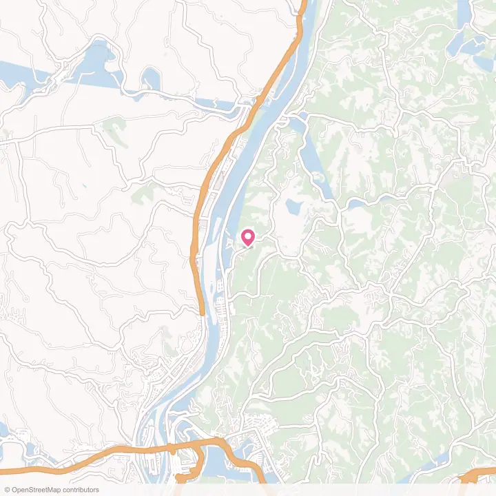 Map of the flower delivery area in Clearview, West Virginia
