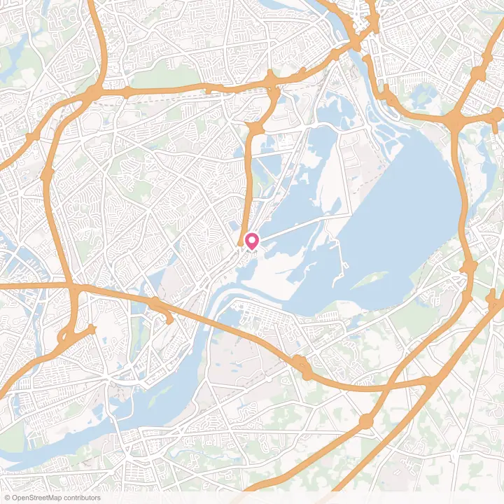 Map of the flower delivery area in Tullytown, Pennsylvania