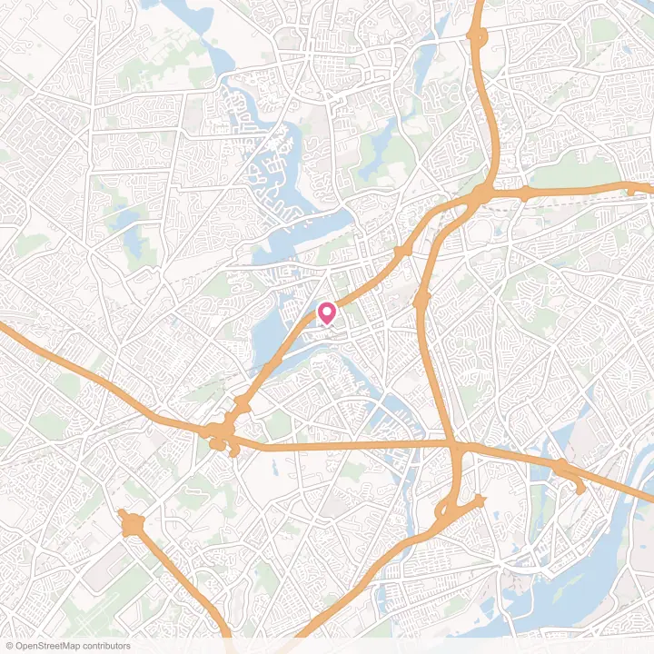Map of the flower delivery area in Parkland, Pennsylvania