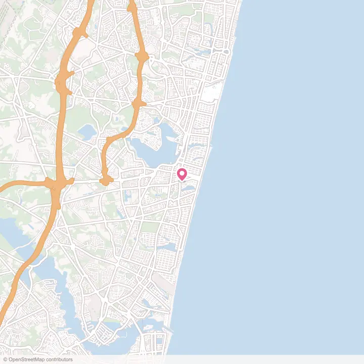 Map of the flower delivery area in Lake Como, New Jersey