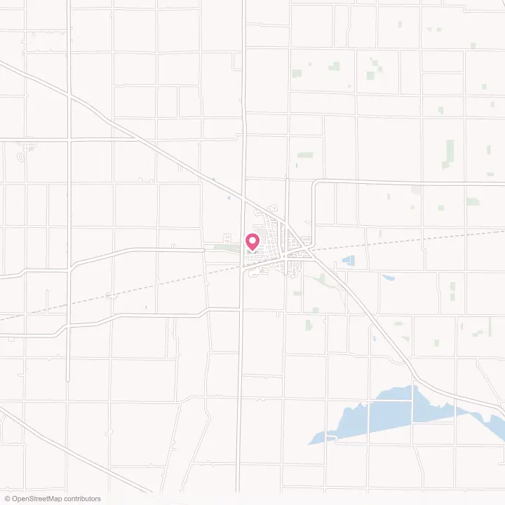 Map of the flower delivery area in Union City, Indiana