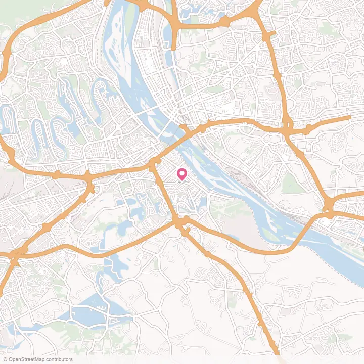 Map of the flower delivery area in New Cumberland, Pennsylvania