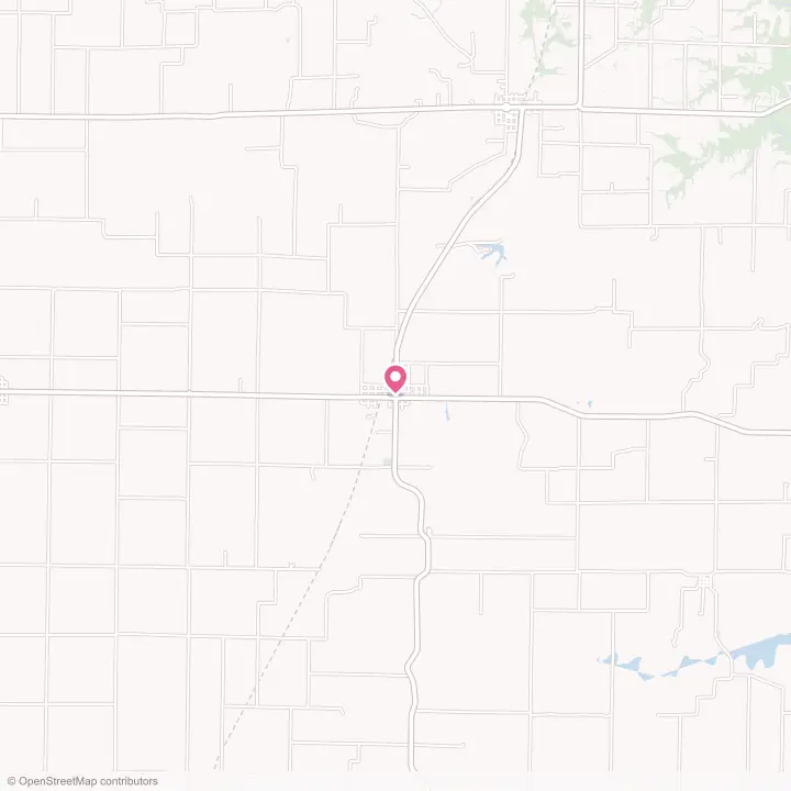 Map of the flower delivery area in Augusta, Illinois