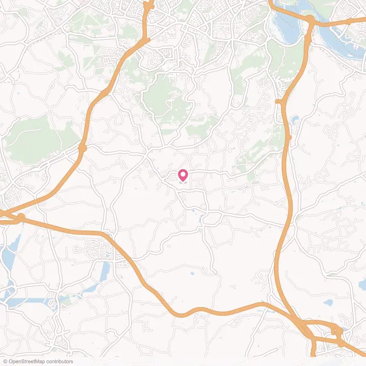Map of the flower delivery area in Alleghenyville, Pennsylvania