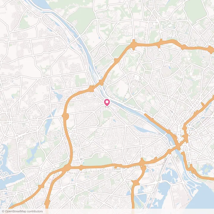 Map of the flower delivery area in Yardley, Pennsylvania