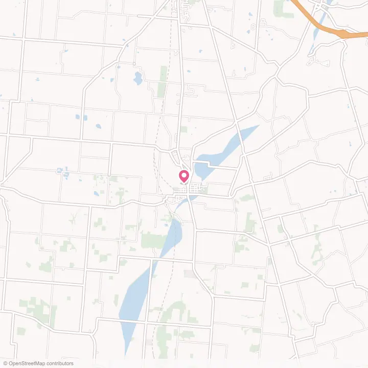 Map of the flower delivery area in West Liberty, Ohio