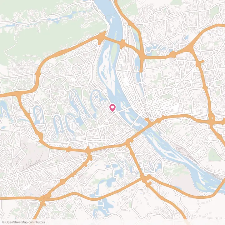Map of the flower delivery area in Wormleysburg, Pennsylvania