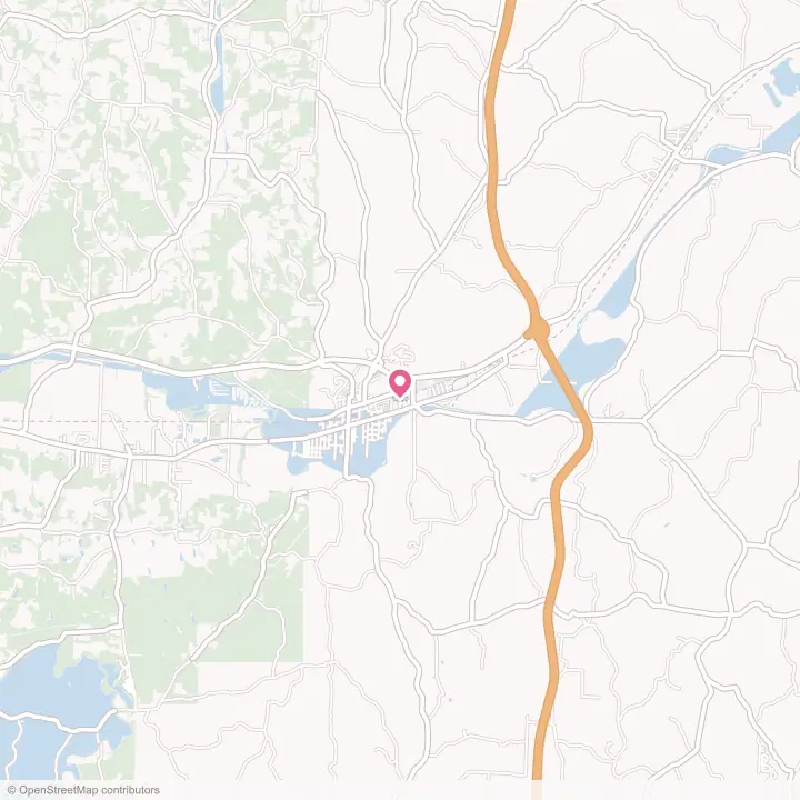 Map of the flower delivery area in Newcomerstown, Ohio