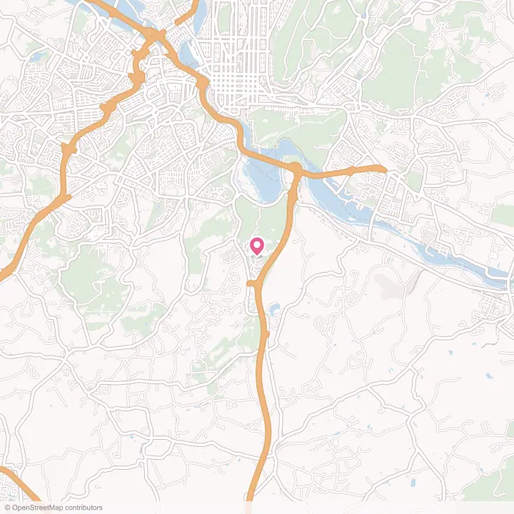 Map of the flower delivery area in Flying Hills, Pennsylvania
