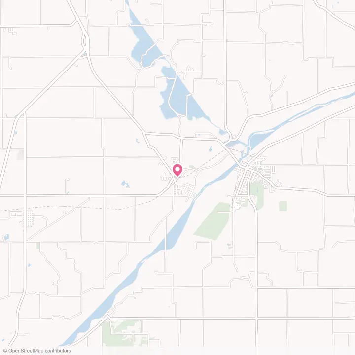 Map of the flower delivery area in Williamsport, Indiana