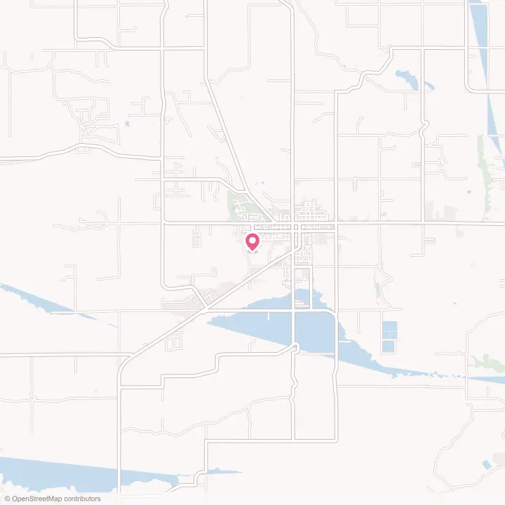 Map of the flower delivery area in Roosevelt, Utah