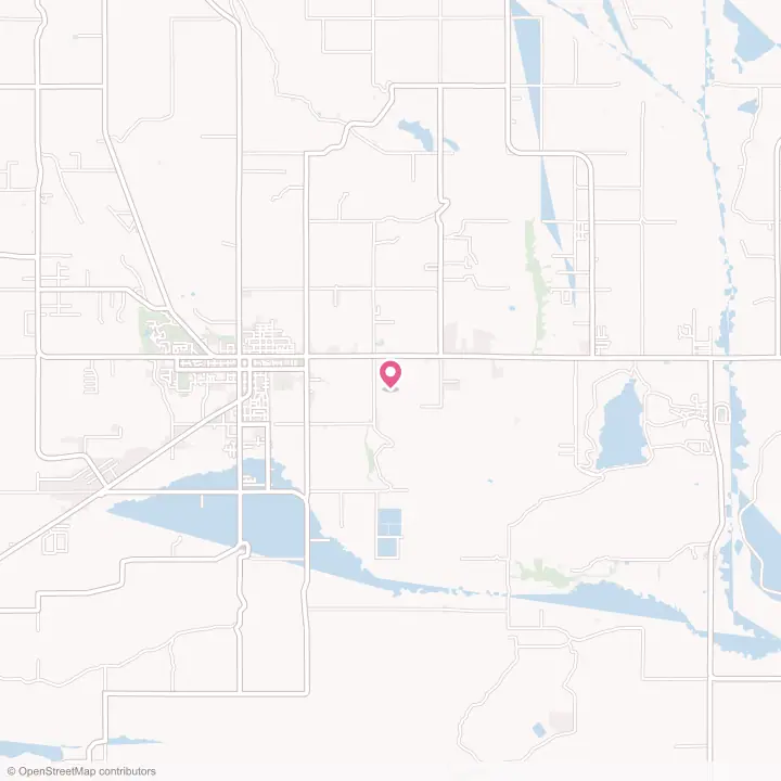 Map of the flower delivery area in Ballard, Utah