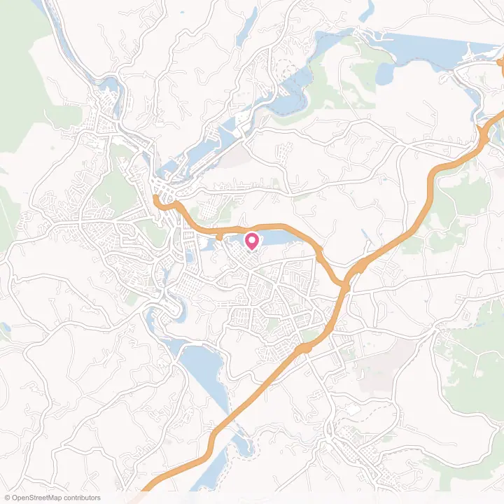 Map of the flower delivery area in Oakland, Pennsylvania