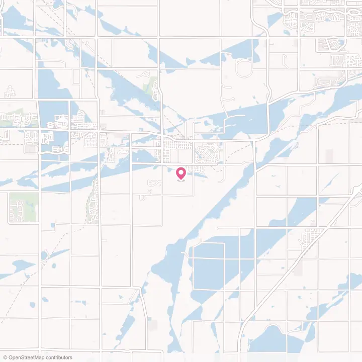 Map of the flower delivery area in Milliken, Colorado