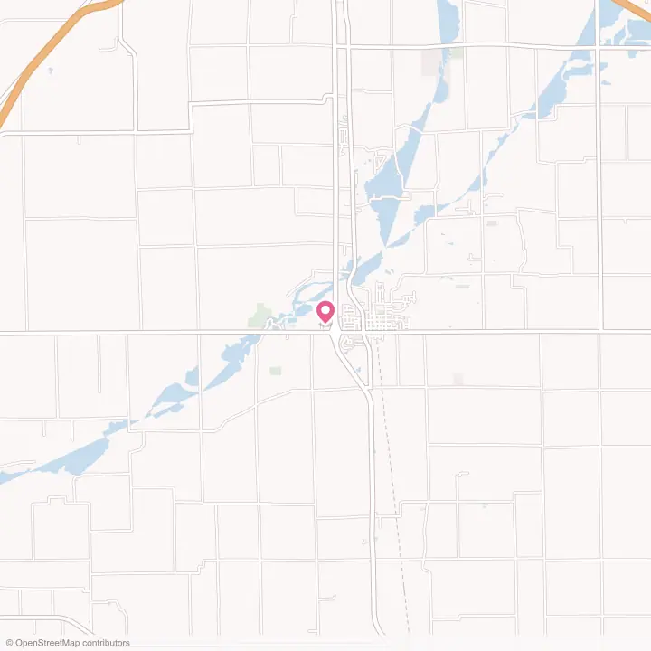 Map of the flower delivery area in Heyworth, Illinois