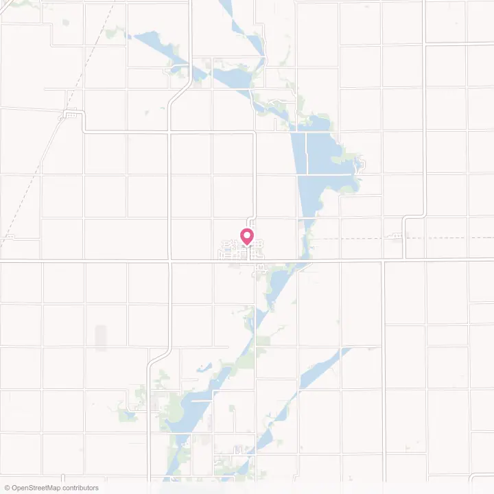 Map of the flower delivery area in Fisher, Illinois