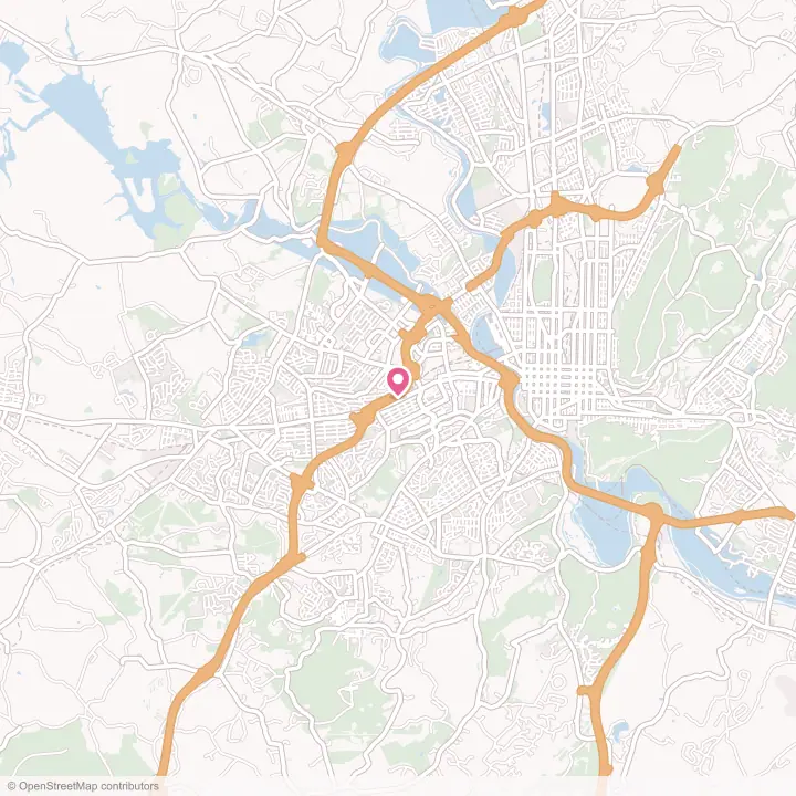 Map of the flower delivery area in Wyomissing, Pennsylvania