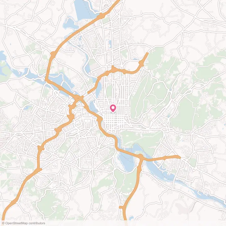 Map of the flower delivery area in Reading, Pennsylvania