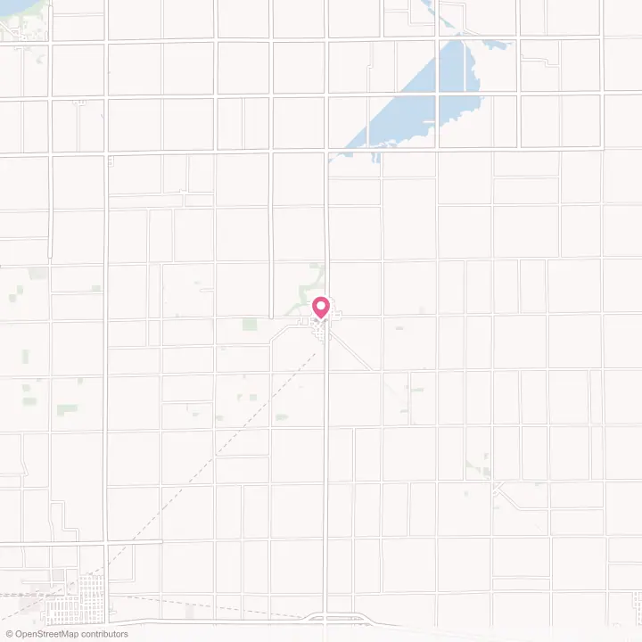 Map of the flower delivery area in Windfall City, Indiana