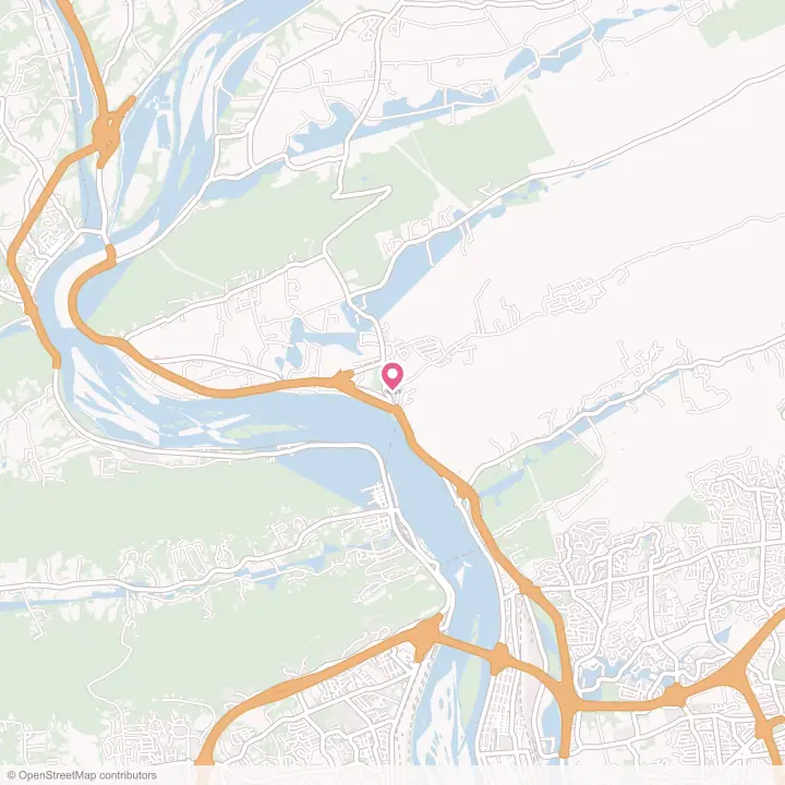 Map of the flower delivery area in Dauphin, Pennsylvania