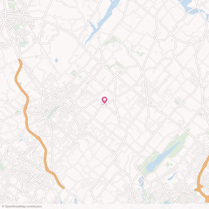 Map of the flower delivery area in Blooming Glen, Pennsylvania