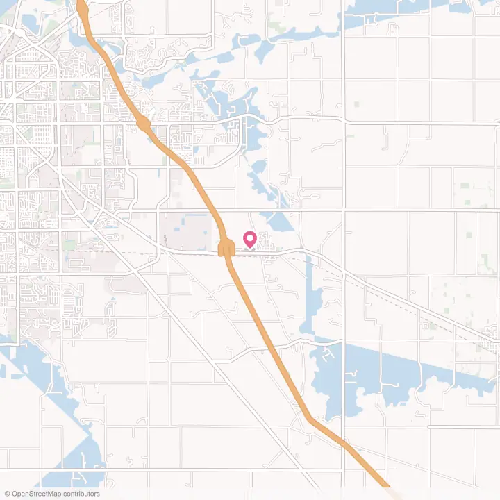 Map of the flower delivery area in Dayton, Indiana