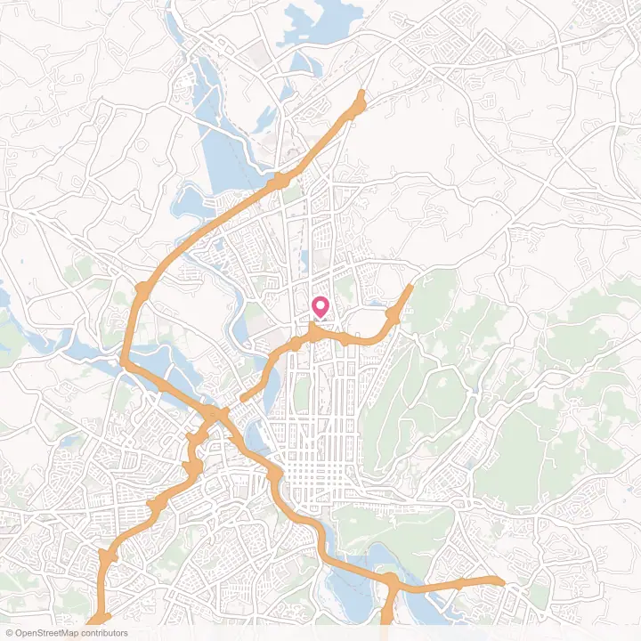 Map of the flower delivery area in Hyde Park, Pennsylvania