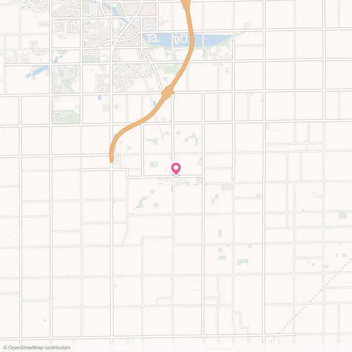 Map of the flower delivery area in Sharpsville, Indiana