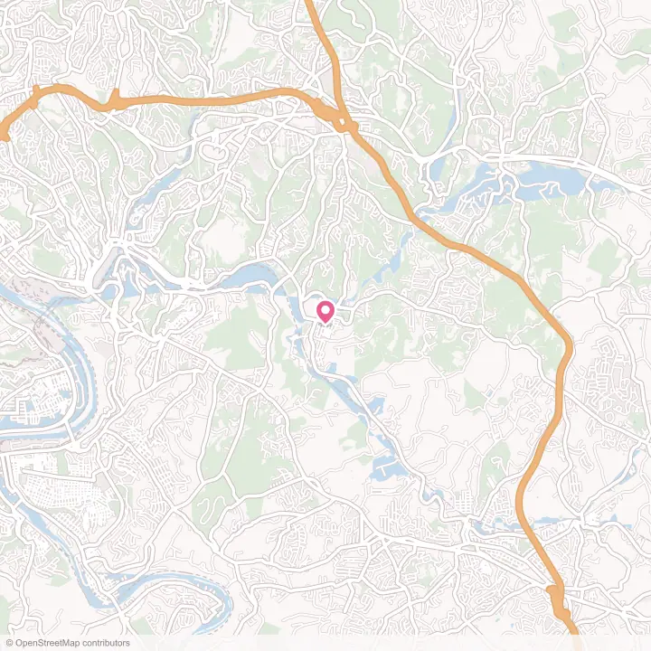 Map of the flower delivery area in Trafford, Pennsylvania