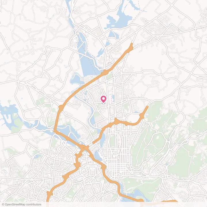 Map of the flower delivery area in Muhlenberg Park, Pennsylvania