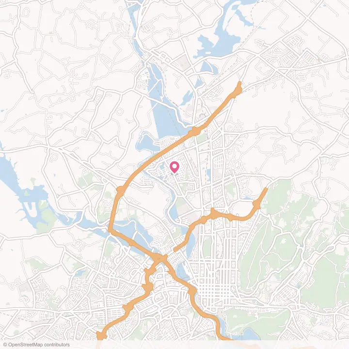 Map of the flower delivery area in Riverview Park, Pennsylvania