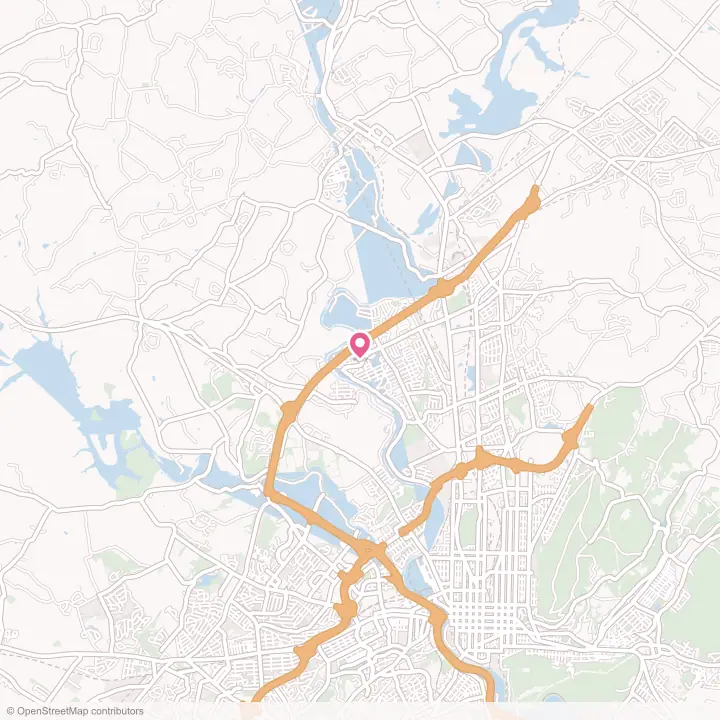 Map of the flower delivery area in Fox Chase, Pennsylvania