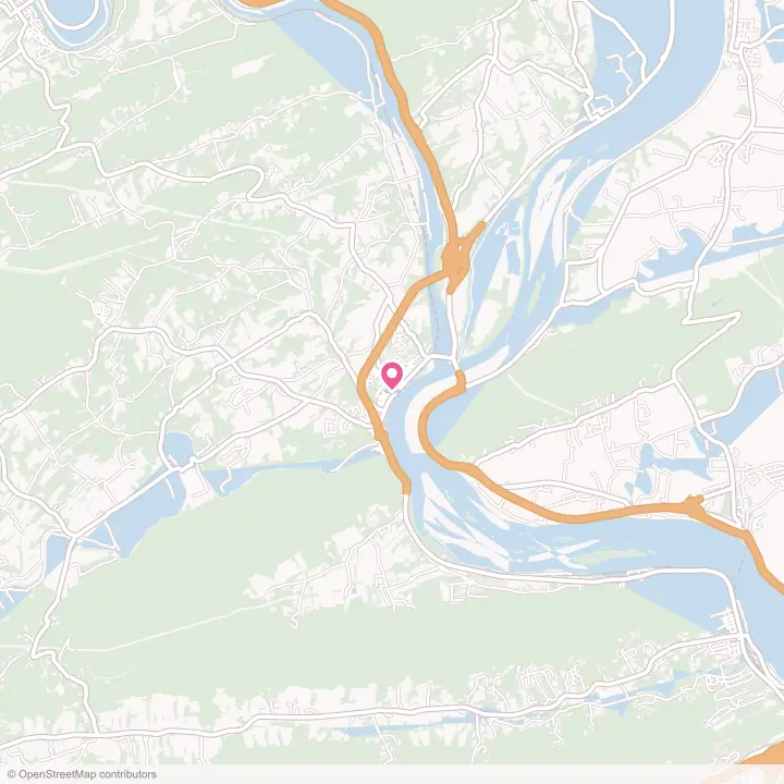 Map of the flower delivery area in Duncannon, Pennsylvania