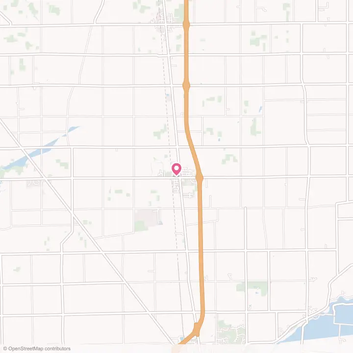 Map of the flower delivery area in Anna, Ohio