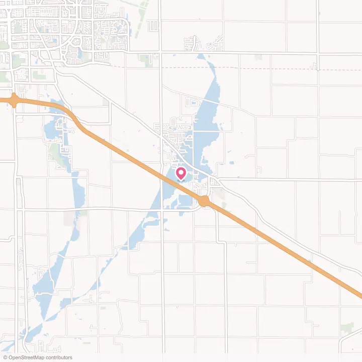 Map of the flower delivery area in Downs, Illinois