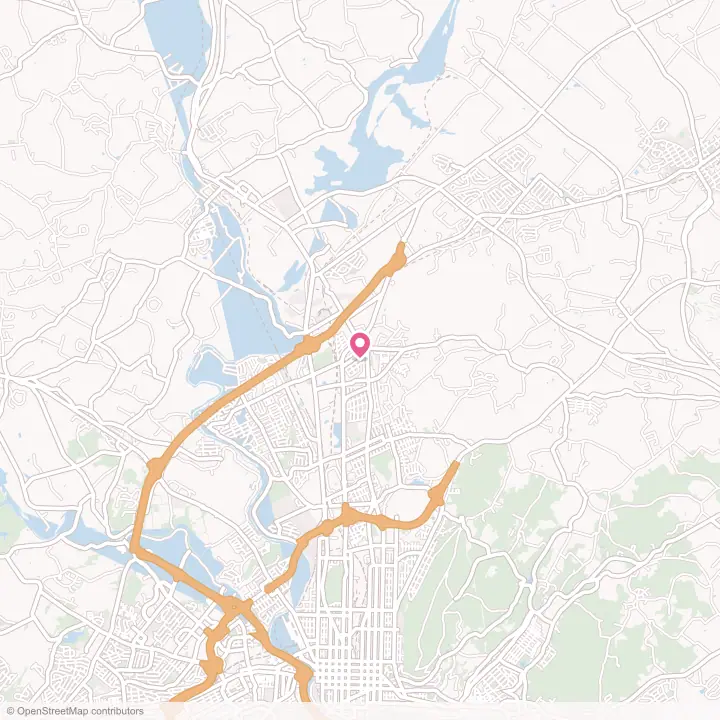 Map of the flower delivery area in Temple, Pennsylvania