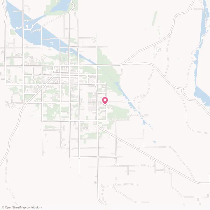 Map of the flower delivery area in Naples, Utah