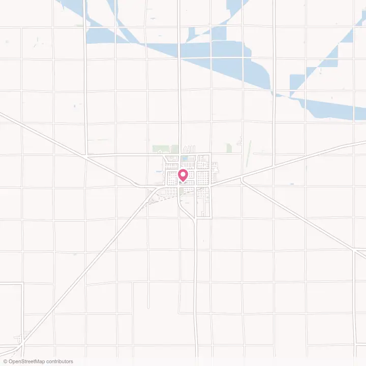 Map of the flower delivery area in Holdrege, Nebraska